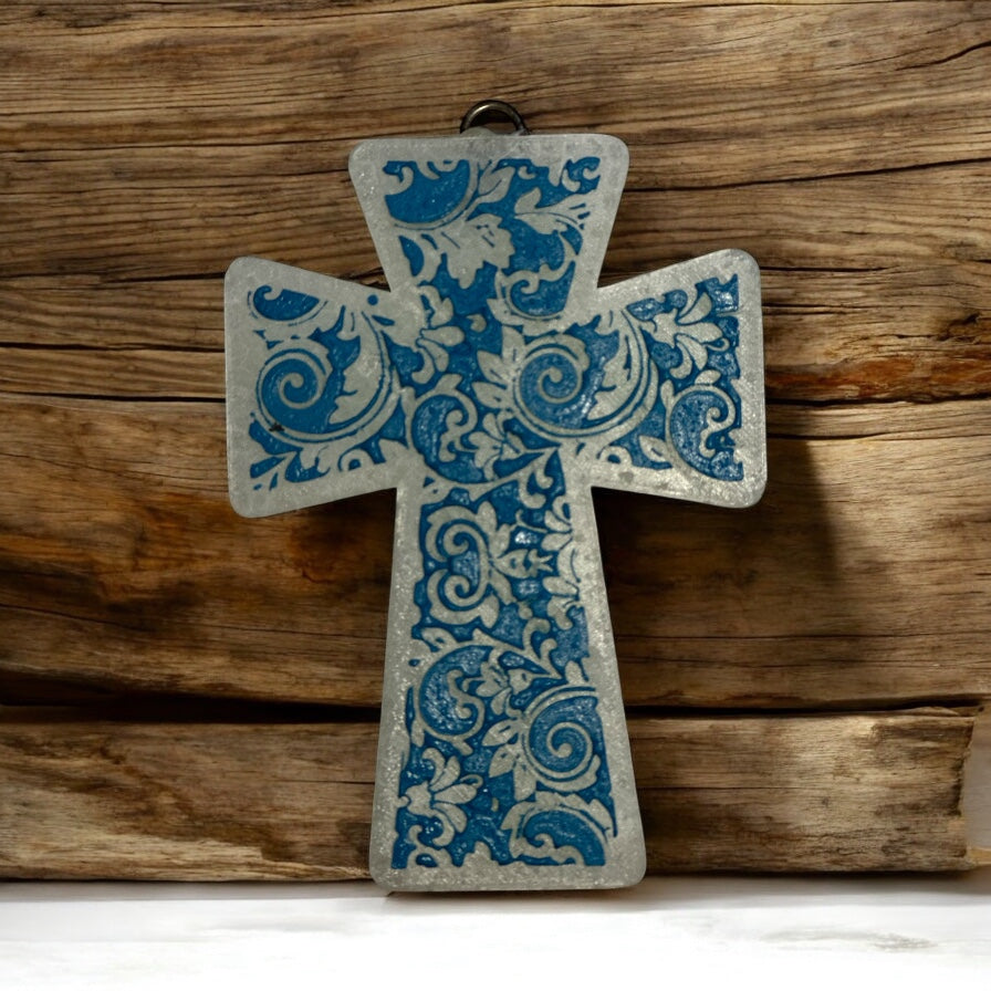 Bougie Cross Tooled Leather