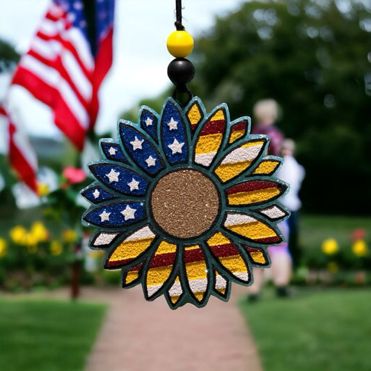 American Flag Sunflower